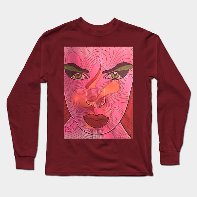 MARY 6 Long Sleeve T-Shirt by JUANGOMY